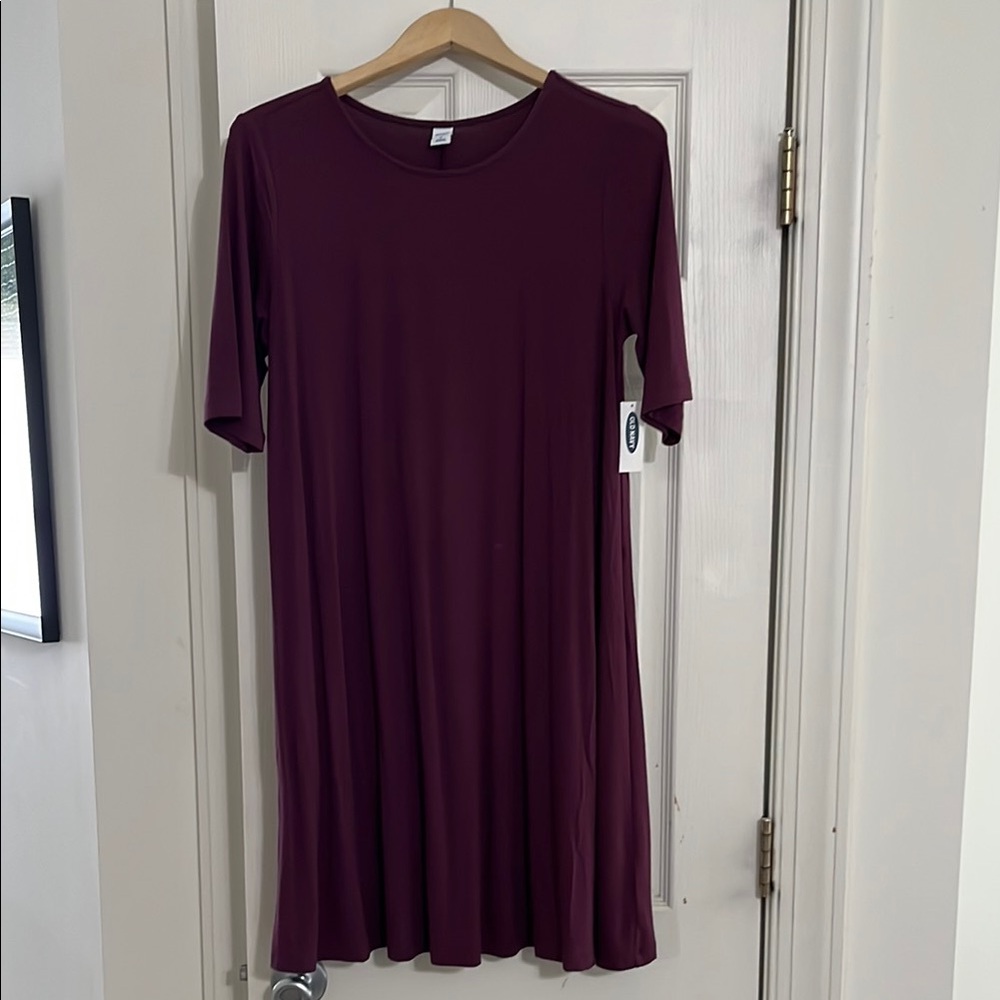 Old Navy Women's Midi Dress - Deep Purple